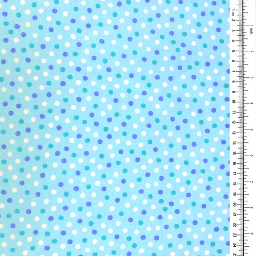 Random Dots Ocean Blue Fizzy Soda 1
