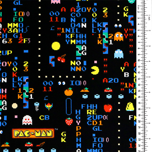 Pac-Man Retro Arcade Letras Números 1
