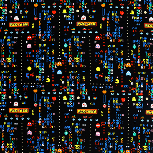 Pac-Man Retro Arcade Letras Números 4