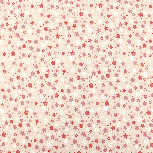 Gemischte Sakura-Kirschblüten im Komon-Punktmuster 4