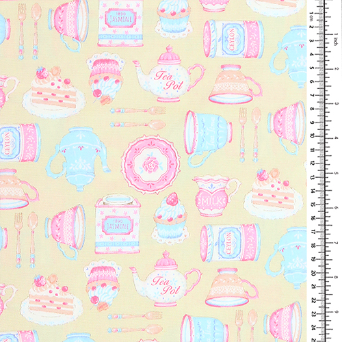 Fiesta de la Hora del Té Taza Elegante para Pastel con Platillo 1