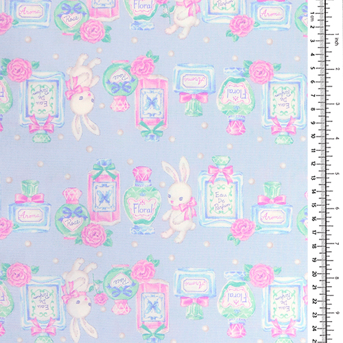 Conejo Vintage Perfume Rosas Perlas 1