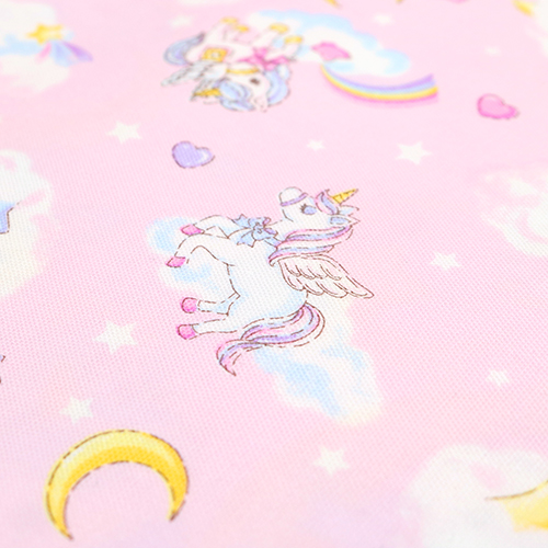 Unicornio Castillo Nubes Estrellas Luna Borde 5