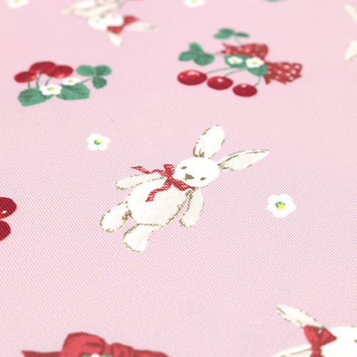 Adorable Rabbit Cherry Bow Pink 5