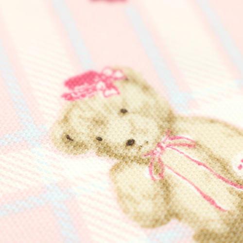 Adorable Ours Mignon Avec Motif �cossais Tartan Et Roses 5