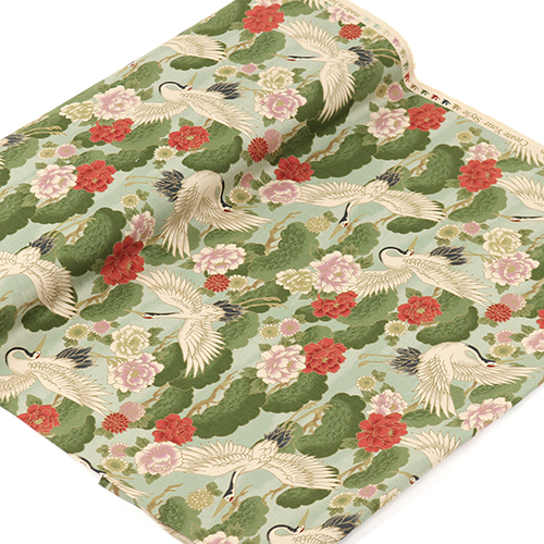 Japanese Crane Pine Tree Peony Yellow 3