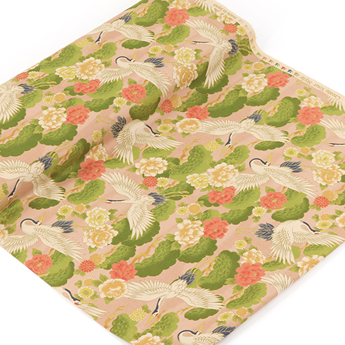 Japanese Crane Pine Tree Peony Pink 3