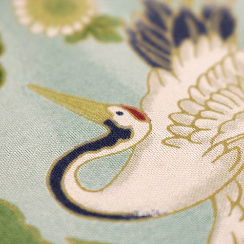 Grue Japonaise Pin Pivoine Bleu 5