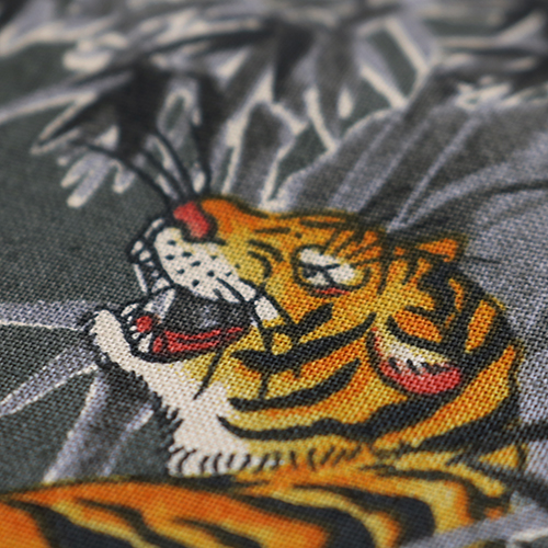 Bamboo Forest Crouching Tiger Grey 5