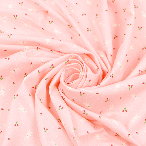 Tiny cute Bunny Strawberries Polka Dot 2
