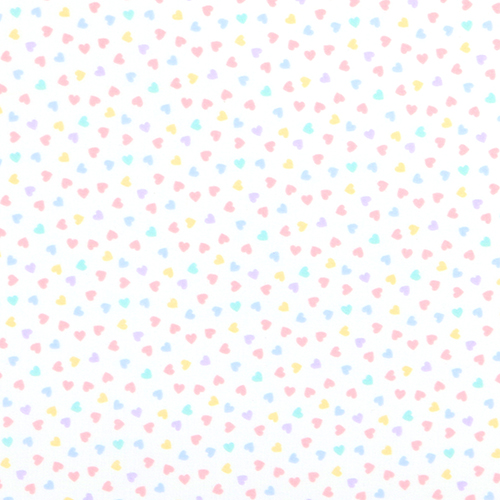 Petits Mignons Curs Pastel  Pois Tissu par Japanese Indie