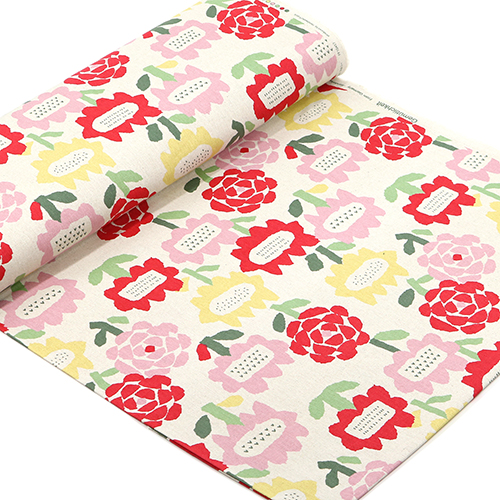 Große Klobige Gemalte Retro-Blumen 3