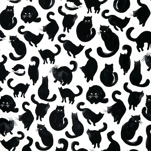 Grands Chats de Calligraphie Japonaise à l'Encre 4