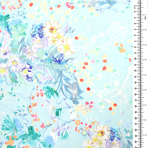Giardino Estivo Di Fiori Selvatici Schizzato Dipinto 1