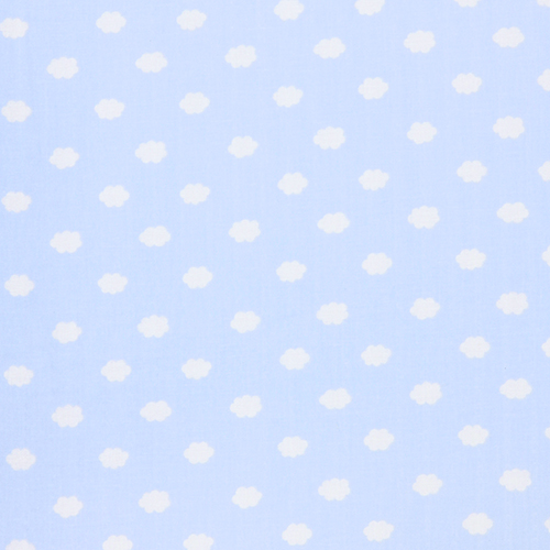 Kleine Kawaii Se Wolken Blauer Himmel Stoff von Japanese Indie