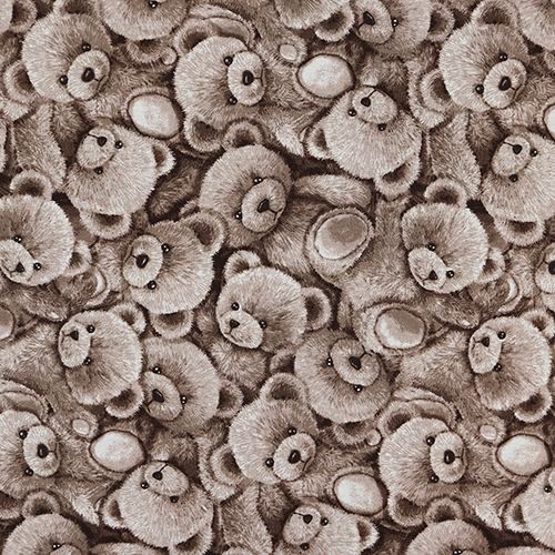 Osos de Peluche Vintage Sepia Montaje Empacado