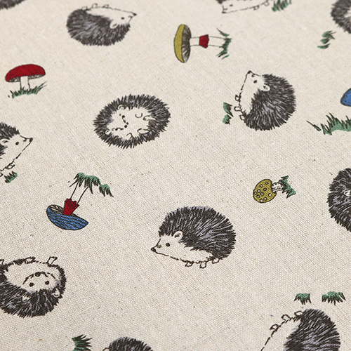 Cute Illustrated Hedgehogs Mushrooms 5