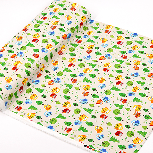 Owls Trees Colour Pop Woodland 3