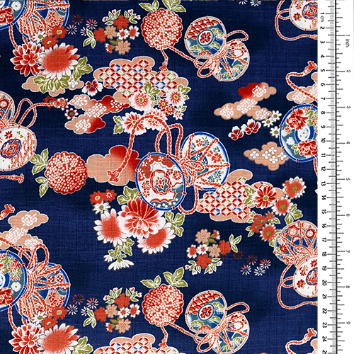 Traditionelle Tsuzumi-Trommeln Mit Blumenmuster 1