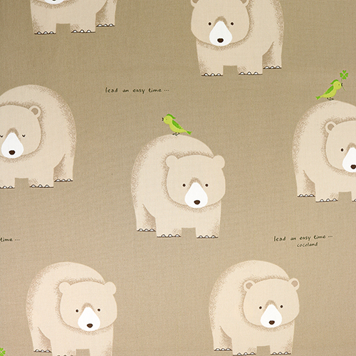 Ours Doux Marron Clins Tissu par Japanese Indie