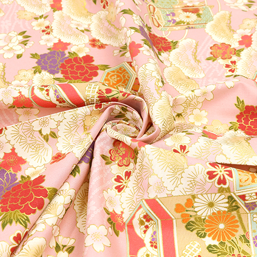 Scatola Bento floreale tradizionale Sakura Oro 2