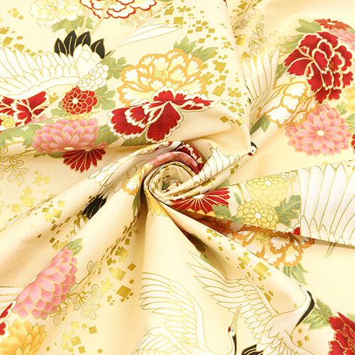 Crisantemi Peonia Gru Tsuru Oro 2