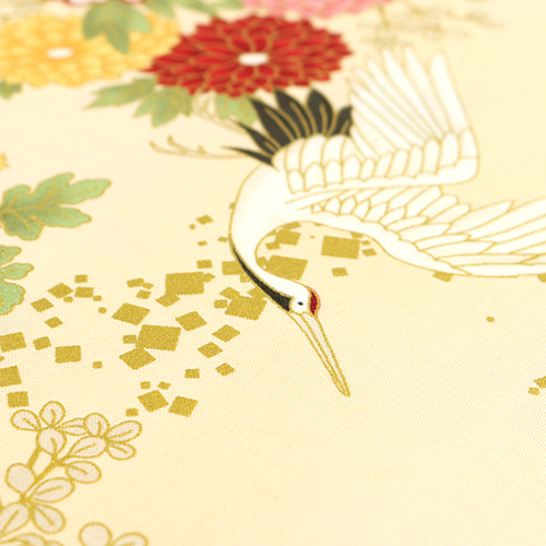 Crisantemi Peonia Gru Tsuru Oro 5