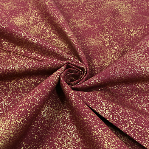Bordeaux Or Métallique À Taches 2