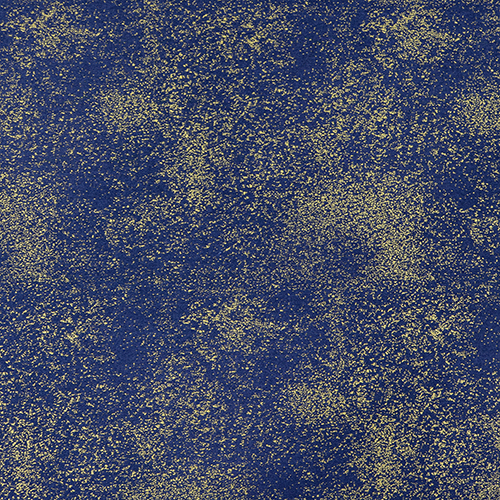 Bleu Marine Or Métallique À Taches