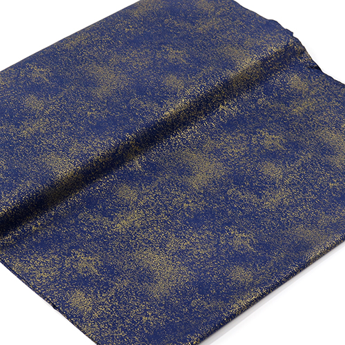 Bleu Marine Or Métallique À Taches 3