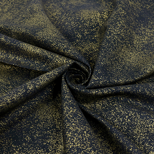 Noir Or Métallique À Taches 2