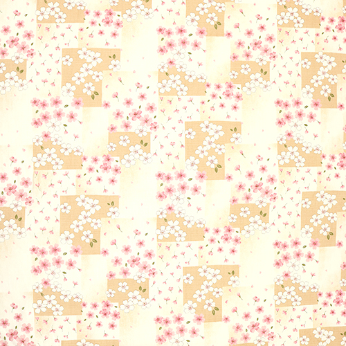 Kirschblüten-Brise Patchwork-Quadrate