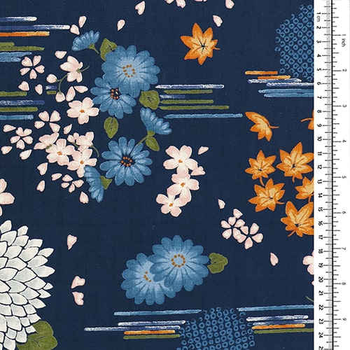 Ahornblätter Chrysantheme Sakura-Blütenblätter 1