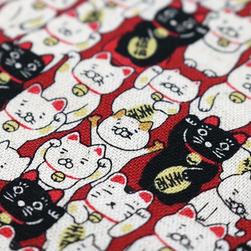 Maneki Neko Good Fortune Lucky Cats Red 5