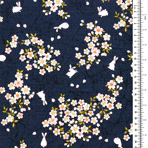 Coniglio Usagi su Ramo di Sakura Fiori di Ciliegio 1