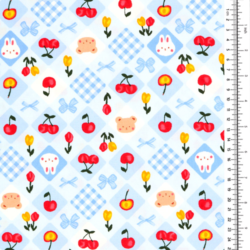 Animali Fiocchi A Quadretti Fiori Ciliegie 1