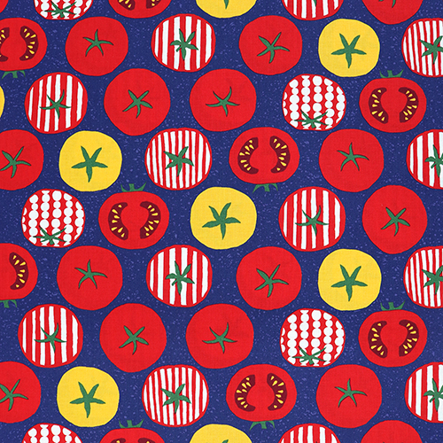 Retrò Mezza Pomodoro Rosso Giallo Gnam Gnam