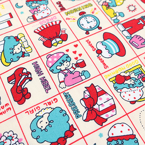 Cuadros de Niños Retro Vintage en Dibujos Animados Pastel 5