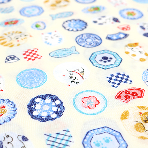 Round Cats Kitchen Plates 5
