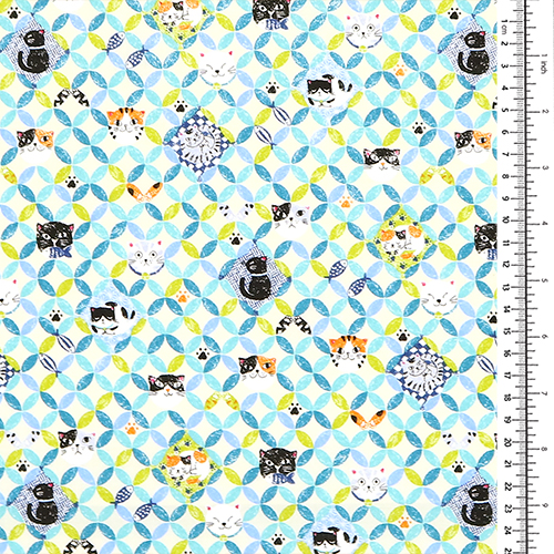Círculos De Gatos Pétalos Geométricos 1