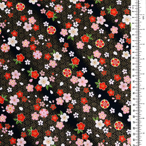 Pequeña Sakura Metálica Asanoha 1