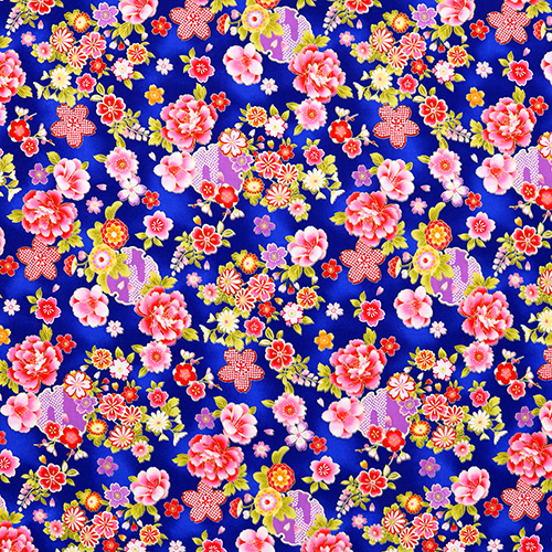 Japanisches Maru Blumen Gold 4