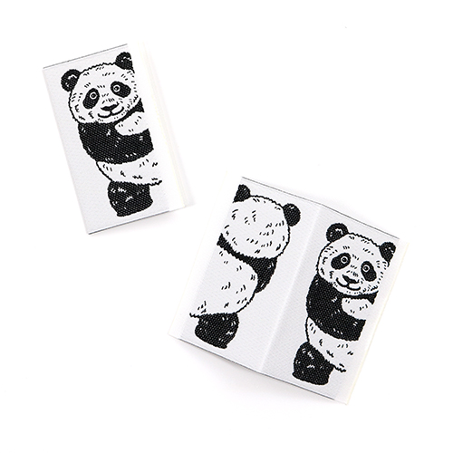 Panda Observant Animal tiquette  Coudre 1