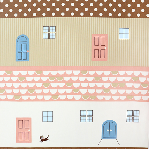 Bordure de Maison de Poupe Personnalisable Tissu par Kokka