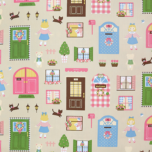 Pices de Maison de Poupe Personnalisables Tissu par Kokka