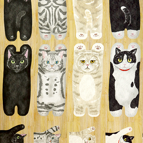 Cats Front and Back Wood Panel 4