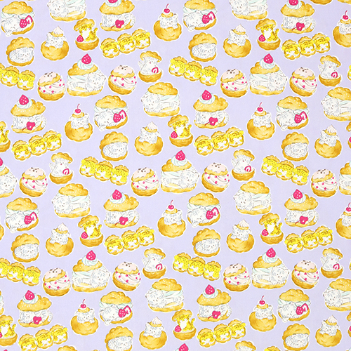 Pasta Choux Crema Deliciosa Animales Tela de Kokka