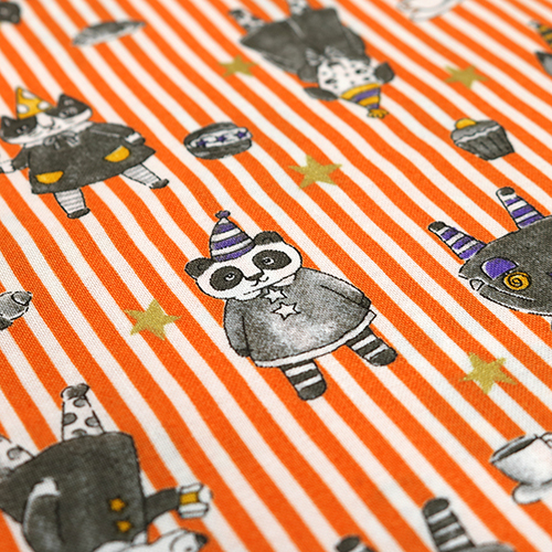 Halloween Animals Pumpkins Stripes 5