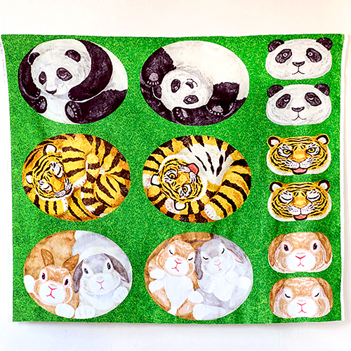Maru Animals Curled Up Panel 4