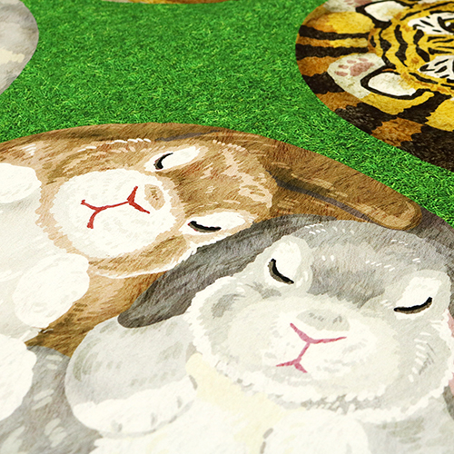 Maru Animals Curled Up Panel 5